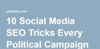Social media infographic – 10 Social Media SEO Tricks Every Political Campaign Should Know About