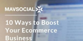 Social media infographic – 10 Social Media Tactics to Boost Your eCommerce Business