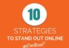 Social media infographic – 10 Strategies to Help You Stand Out Online