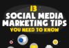 Social media infographic – 13 Smart Tips To Supercharge Your Social Media Marketing Strategy