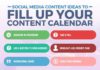 Social media infographic – 146 Incredible Social Media Content Ideas – 3 x Infographics