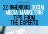Social media infographic – 22 best social media marketing tips that work for any business blog.invoiceberr…