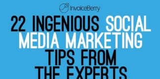 Social media infographic – 22 best social media marketing tips that work for any business blog.invoiceberr…