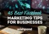 Social media infographic – 45 Best Facebook Marketing Tips for Businesses