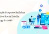 Social media infographic – 5 Simple Steps to Build an Effective Social Media Strategy in 2019
