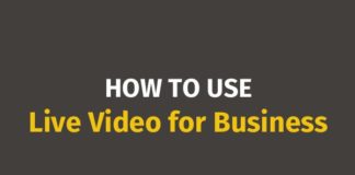 Social media infographic – 5 Ways to Use Live Video for Business – Infographic
