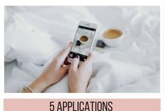 Social media infographic – 5 applications dont chaque blogueuse a besoin