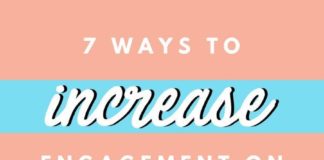 Social media infographic – 7 Ways to Increase Engagement on Instagram