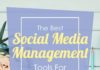 Social media infographic – 8 Best Social Media Management Tools To Save You Time