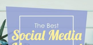 Social media infographic – 8 Best Social Media Management Tools To Save You Time