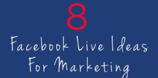Social media infographic – 8 Smart Facebook Live Ideas to Get More Leads and Customers