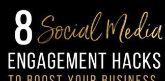 Social media infographic – 8 Social Media Engagement Hacks, Strategies & Tips to Boost Your Business