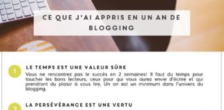 Social media infographic – Ce que j’ai appris en un an de blogging