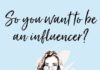 Social media infographic – Do you want to be an Instagram Influencer?