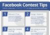 Social media infographic – Facebook Contest Success Tips Infographic