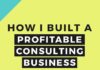 Social media infographic – How I Built A Profitable Consulting Biz In Six Months