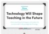 Social media infographic – How Technology Will Shape Teaching in the Future #Infographic