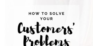 Social media infographic – How to Solve Your Customers’ Problems (so that they buy your product!)