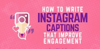 Social media infographic – How to Write Instagram Captions That Improve Engagement