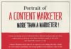 Social media infographic – #Infographic: Portrait of a Content Marketer: More Than a Writer