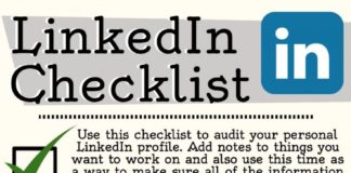 Social media infographic – LinkedIn Checklist #Infographic – Everything you need to build a professional Li…