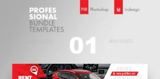 Social media infographic – Rent A Car Cover Bundle Templates – Facebook Timeline Covers Social Media