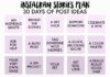 Social media infographic – SOCIAL MEDIA – #Instagram Stories Plan – 30 Days of Post Ideas #socialmedia #soc…