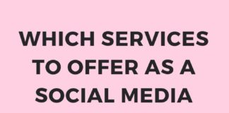 Social media infographic – Services to Offer As A Social Media Manager