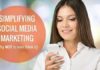 Social media infographic – Simplifying Social Media Marketing (why NOT to overthink it)
