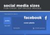 Social media infographic – Social Media Image Sizing Cheat Sheet