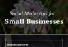 Social media infographic – Social Media Tips for Small Business