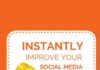 Social media infographic – Steps to Instantly Improve Your Social Media Strategy