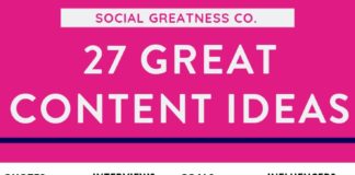 Social media infographic – Struggling to come up with an idea of what to post on your blog or social media?…