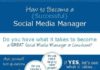 Social media infographic – Successful Social Media Manager