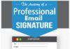 Social media infographic – The Anatomy of a Professional Email Signature #Infographic