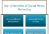 Social media infographic – The Top 10 Benefits Of Social Media Marketing
