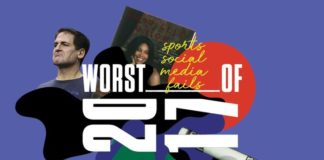 Social media infographic – The Worst Sports Social Media Fails of 2017