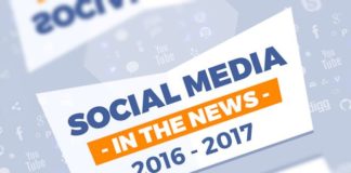 Social media infographic – This infographic highlights some of the main social media headlines throughout …