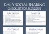 Social media infographic – Ultimate Social Media Sharing Checklist To Boost Blog Traffic