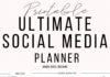 Social media infographic – Using this Social Media Planner will increase your productivity and confidence i…