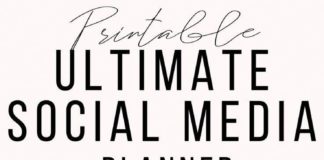 Social media infographic – Using this Social Media Planner will increase your productivity and confidence i…