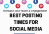 Social media infographic – When to post on social media