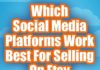 Social media infographic – Which Social Media Platforms Work Best For Selling On Etsy
