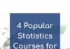 Statistics infographic : 4 Popular Statistics Courses for Beginner Data Scientists #statistics #datascien…