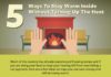Statistics infographic : 5 Ways To Stay Warm Without Turning Up The Heat: An Infographic