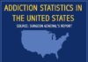 Statistics infographic : Addiction Statistics in the United States Infographic #infographicsstatistics