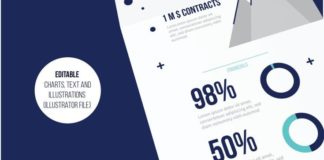 Statistics infographic : Annual Report Infographic