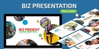 Statistics infographic : Biz Powerpoint Presentation