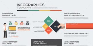Statistics infographic : Business Infographics Elements Template #design Download: graphicriver.net/…