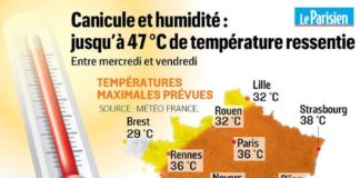Statistics infographic : Canicule : une semaine pire qu’en 2003 ?